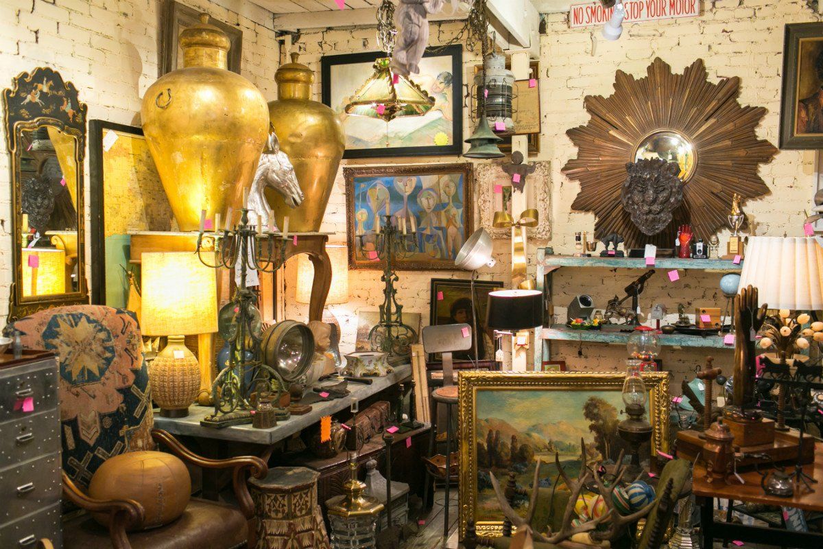 Pawnshop Antique Display