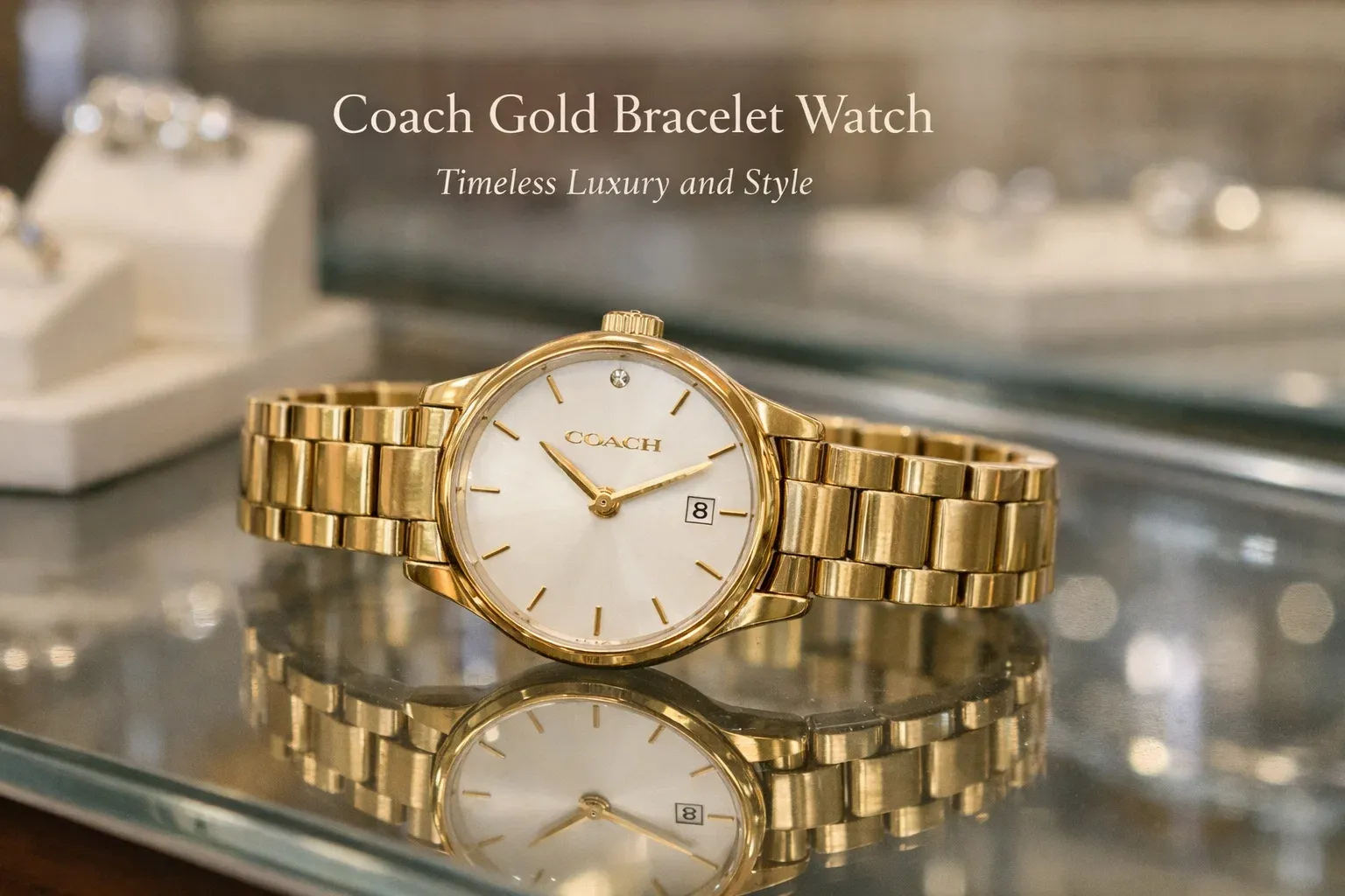 Shop Coach Gold Bracelet Watch Timeless Luxury and Style