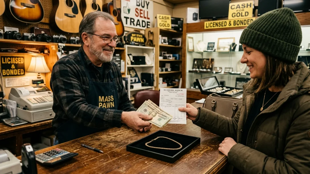 Massachusetts Pawn Loan Transaction