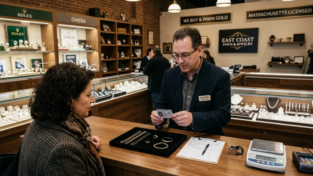 Safe Pawn Shop Transaction in Massachusetts