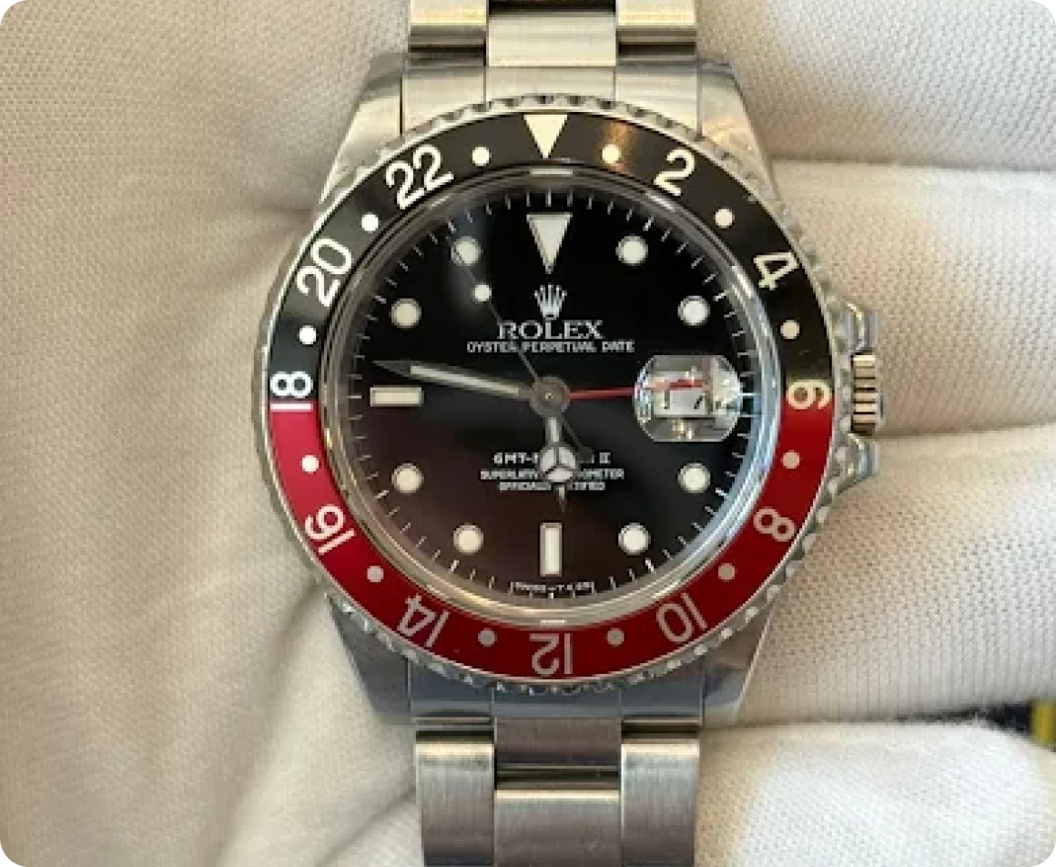 Brockton MA A Rolex watch on a white background