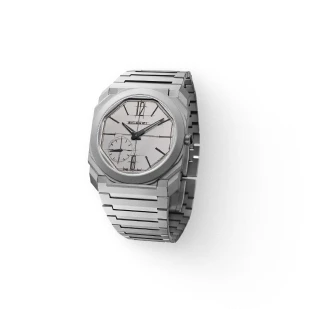 Brockton MA A silver watch on a white background