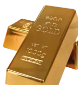 Gold bars at a pawn shop in Brockton MA, offering cash for gold and pawn loans